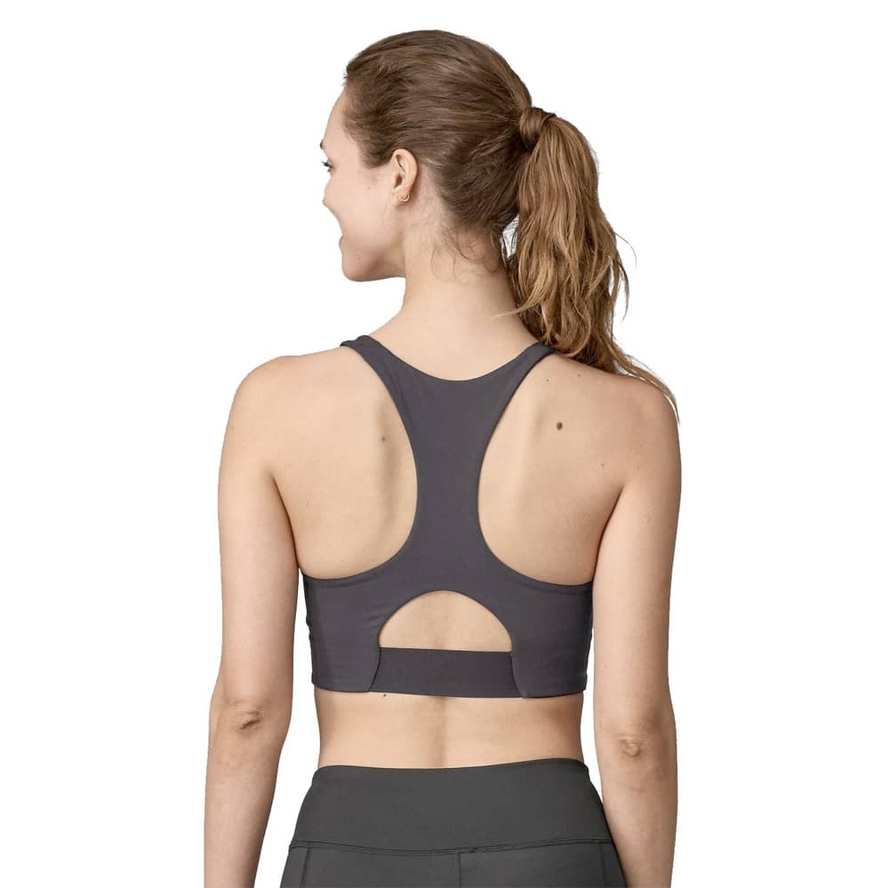 Patagonia Women's Maipo Mid Impact Bra in Black - Image 3 of 3