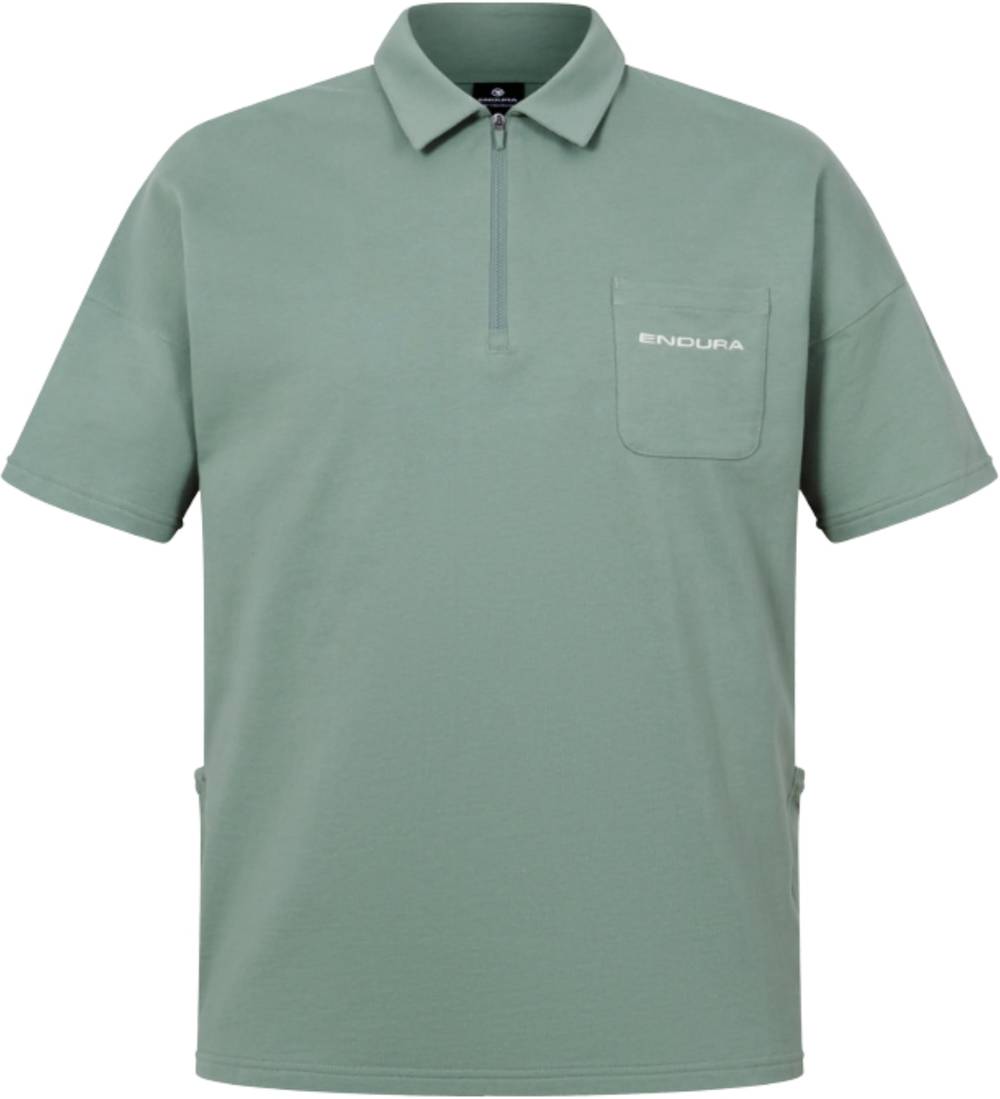 Endura Forty1Thirty Polo in Loch Green - Image 1 of 2