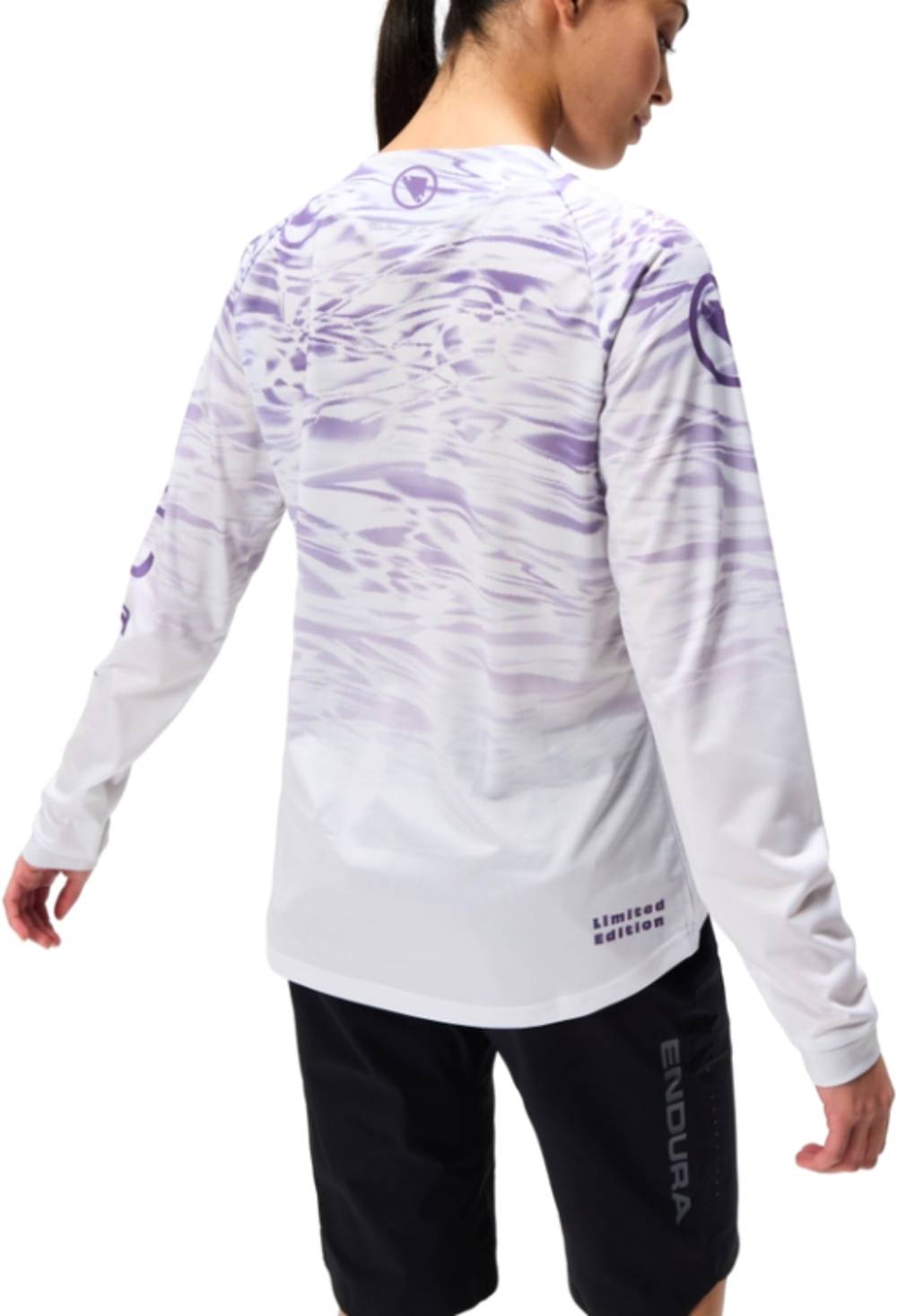 Endura Marble Women's Ltd Printed L/S Tee in Heather - Image 2 of 2