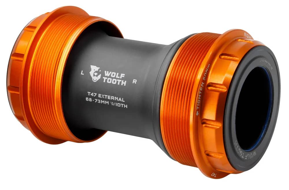 Wolf Tooth Components | T47 External Bottom Bracket 29Mm For Sram Orange