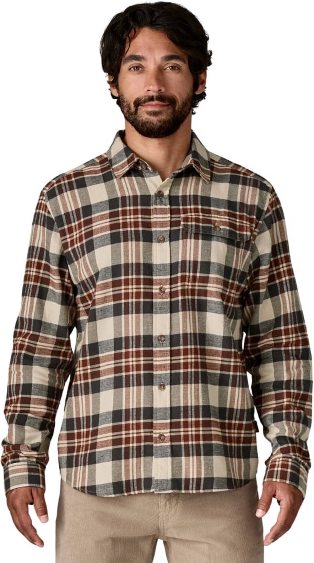 Patagonia Men's Long-Sleeved Lightweight Fjord Flannel Shirt