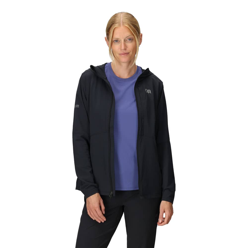 Outdoor Research Women's Ferrosi Hoodie in Black - Image 5 of 5