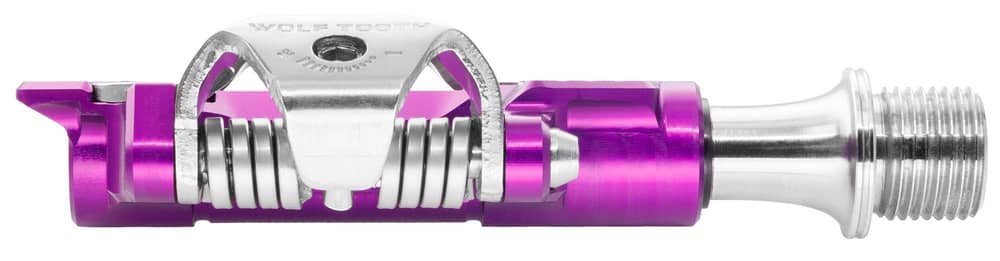 Wolf Tooth DEL Gravel Clipless Pedal in UV Purple - Image 4 of 7