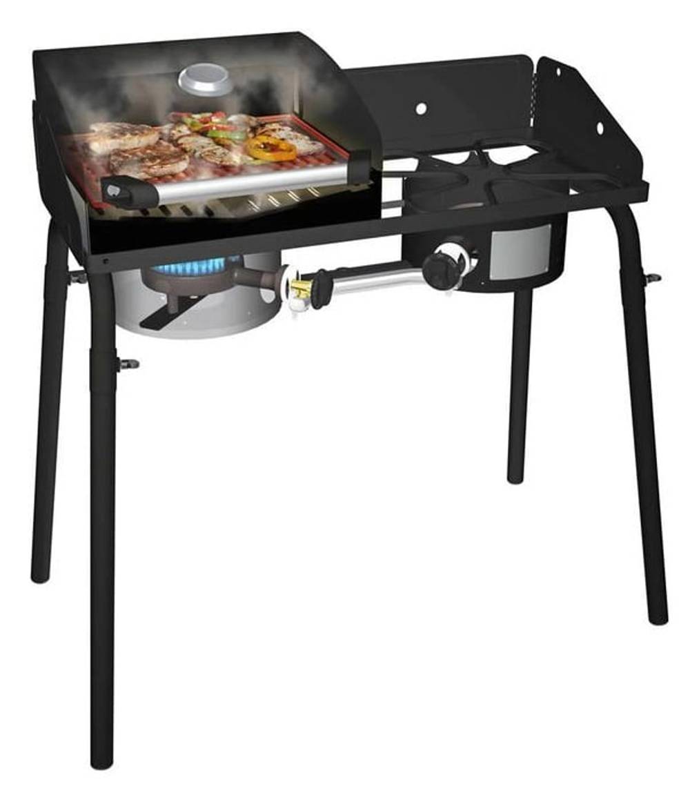 Camp Chef 14" x 16" Deluxe BBQ Grill Box Accessories in Black - Image 2 of 5