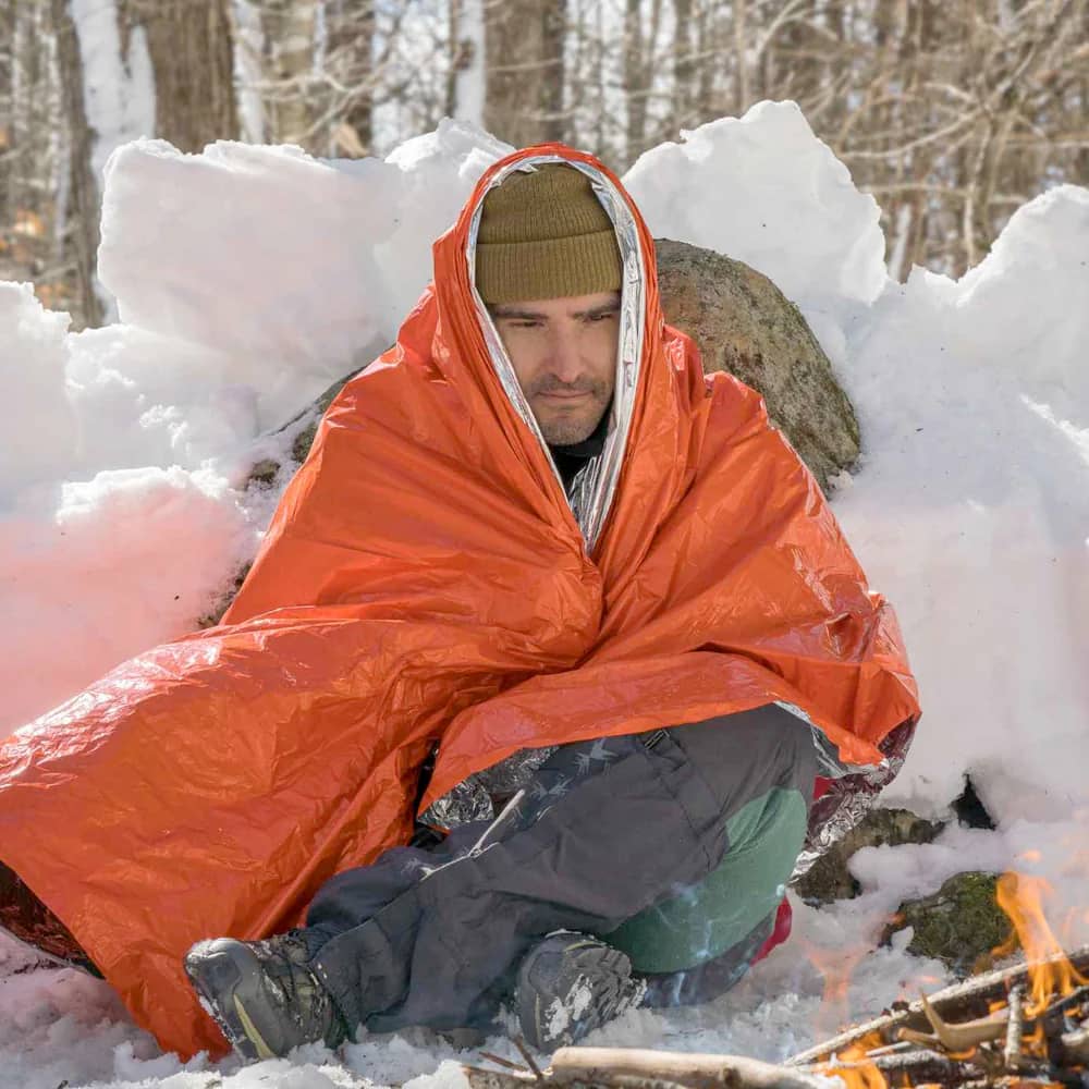 SOL Emergency Blanket in Orange - Image 3 of 4