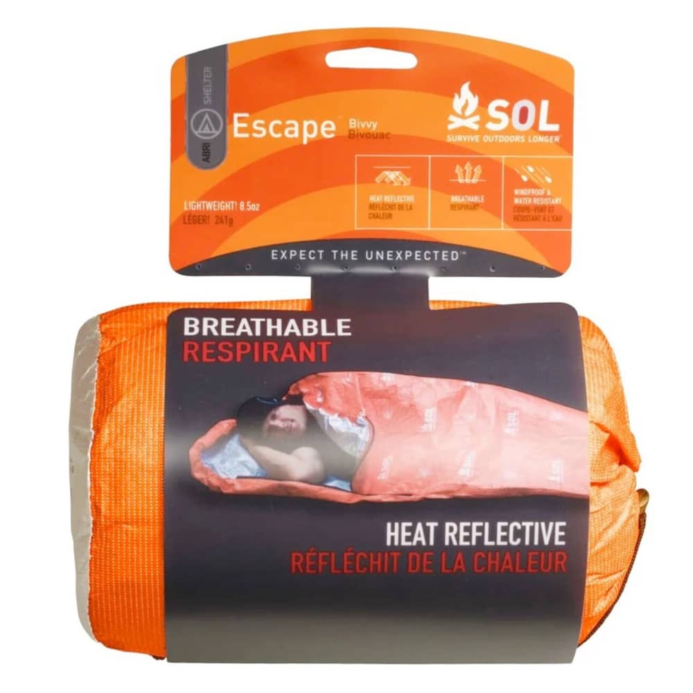SOL Escape Bivvy with Hood in Orange - Image 1 of 3