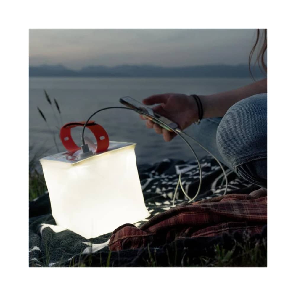 LuminAID PackLite Max 2-in-1 Power Lantern in Clear - Image 3 of 4