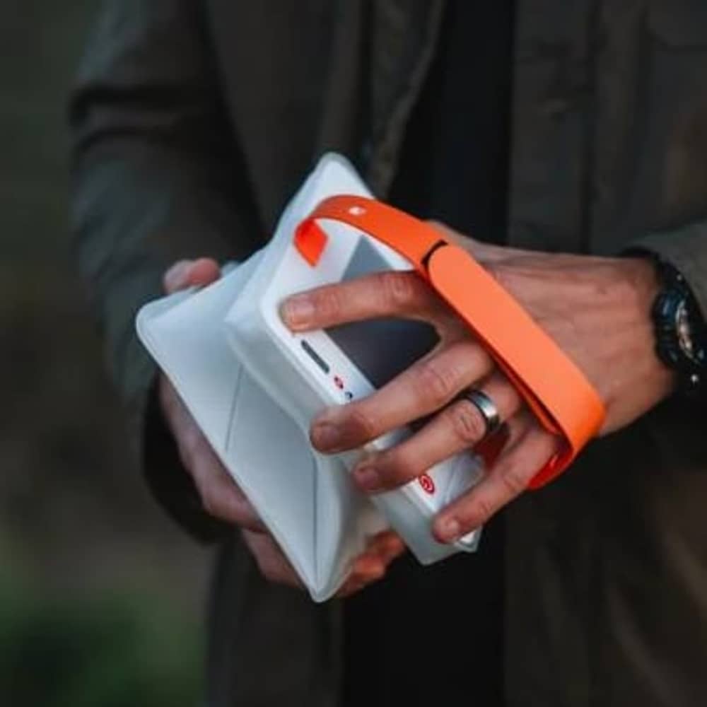 LuminAID PackLite Max 2-in-1 Power Lantern in Clear - Image 4 of 4