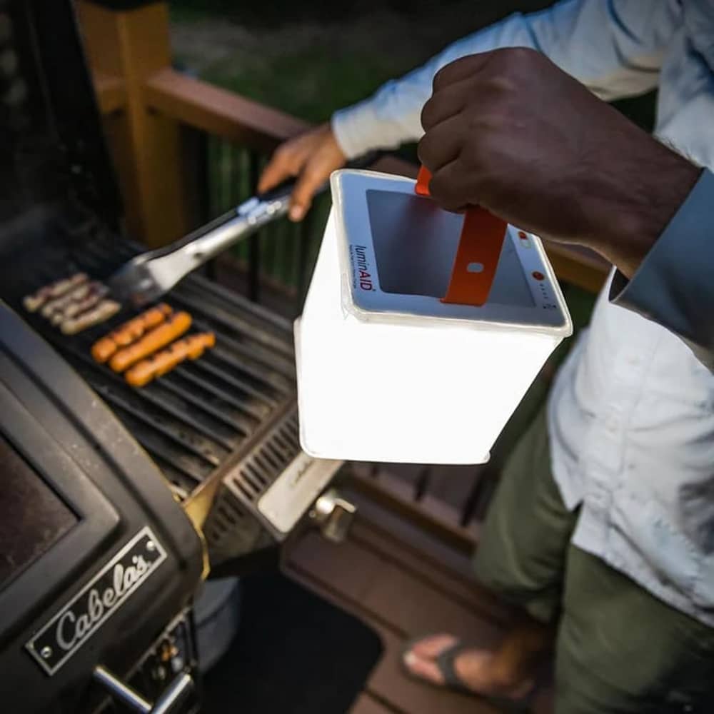 LuminAID Titan Solar Lantern Plus Phone Charger in Clear - Image 4 of 5