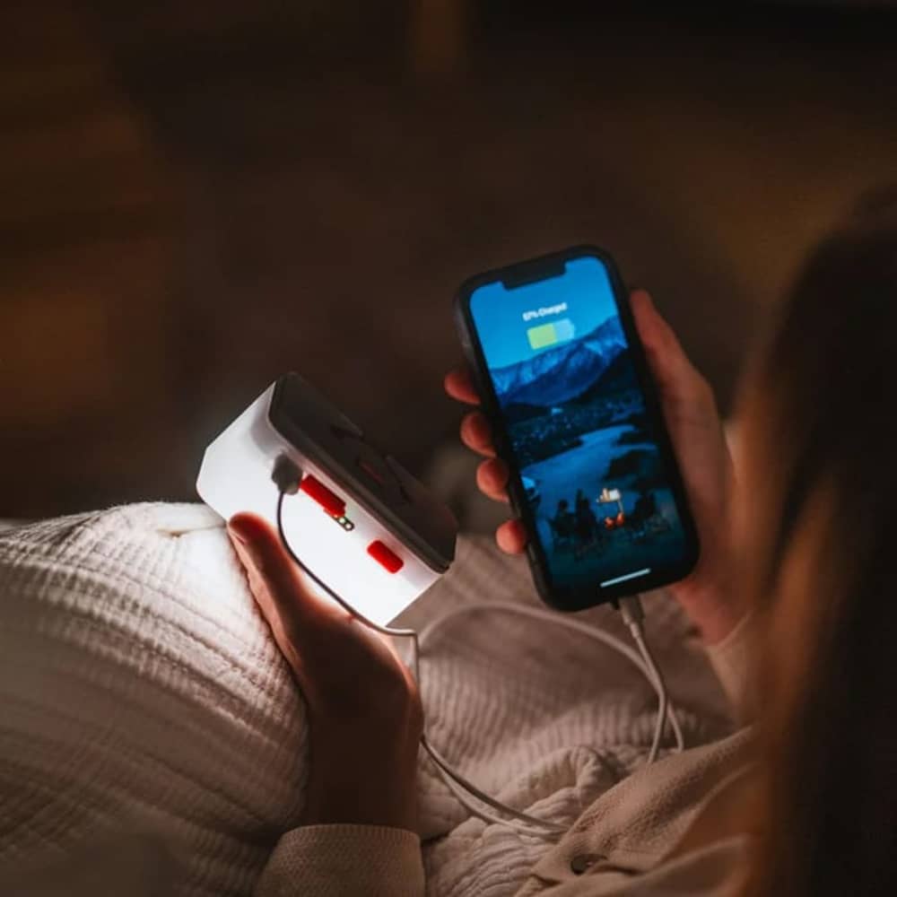 LuminAID Trio Lantern with Phone Charger in Clear - Image 5 of 5