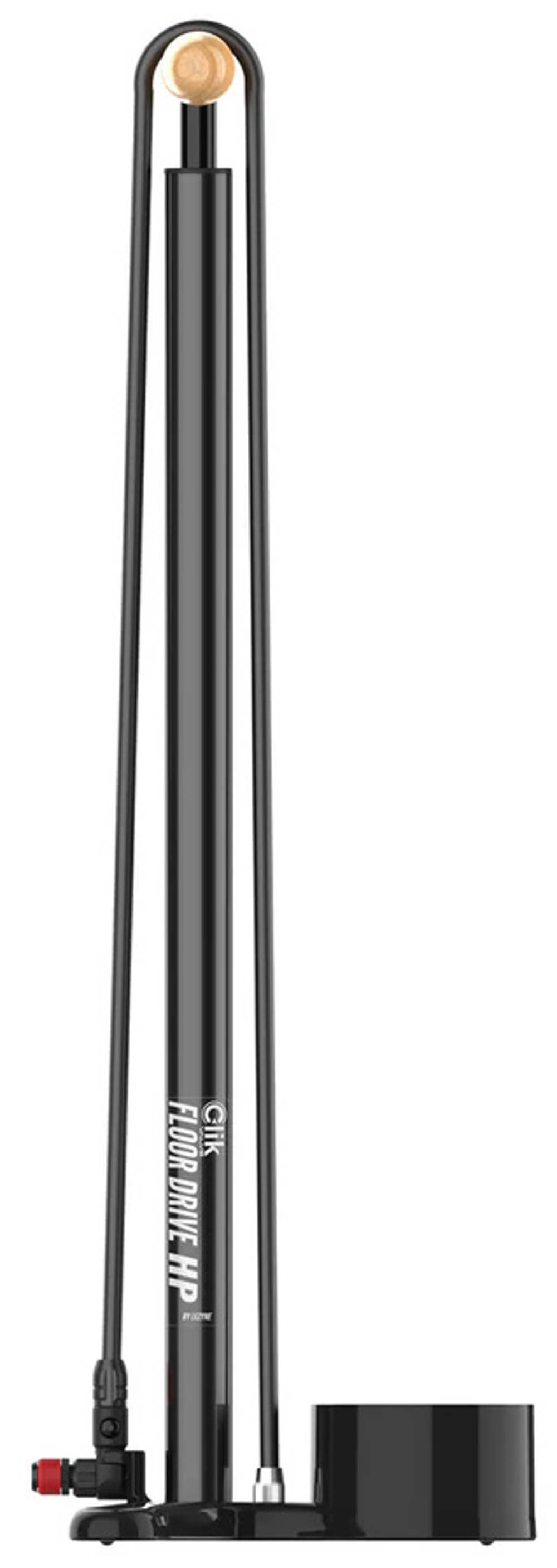 Lezyne Clik® Floor Drive HP Flat Floor Pump in Black - Image 2 of 4