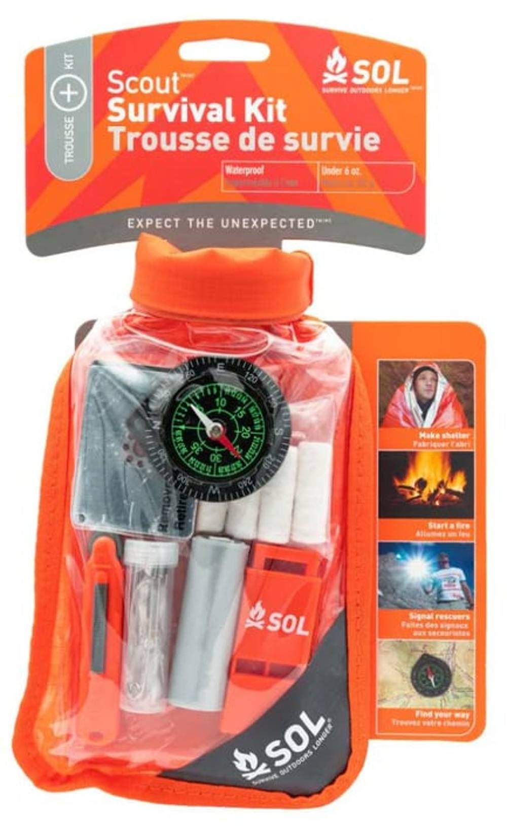 SOL Scout Survival Kit in Orange - Image 1 of 4