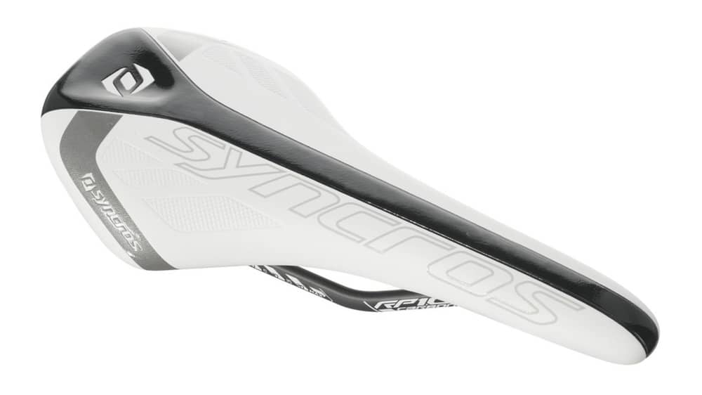 Syncros RP1.0 Carbon Saddle in White/Black - Image 1 of 2