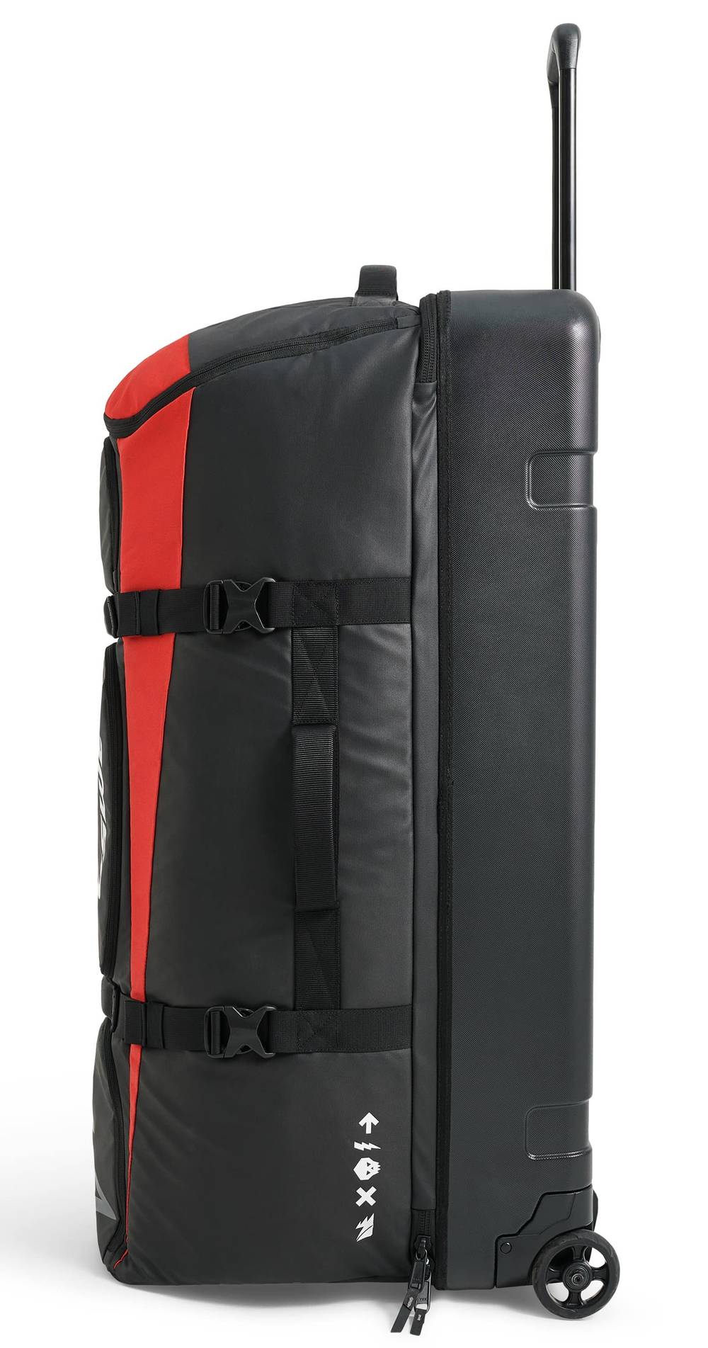 USWE Buddy 150L Athlete Gear Trolley Bag in Black/Red - Image 3 of 5