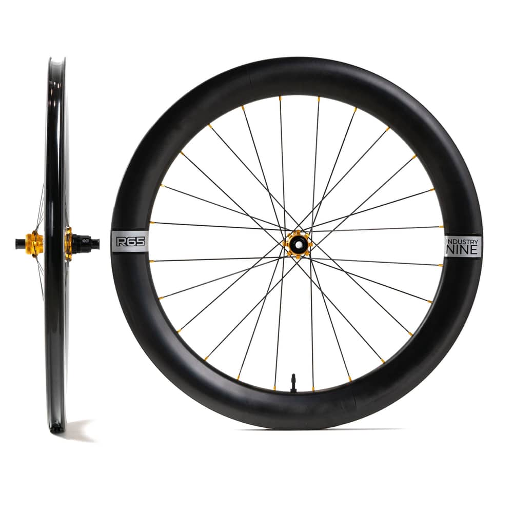 Industry Nine Solix R65 700c Wheelset in Black - Image 4 of 5