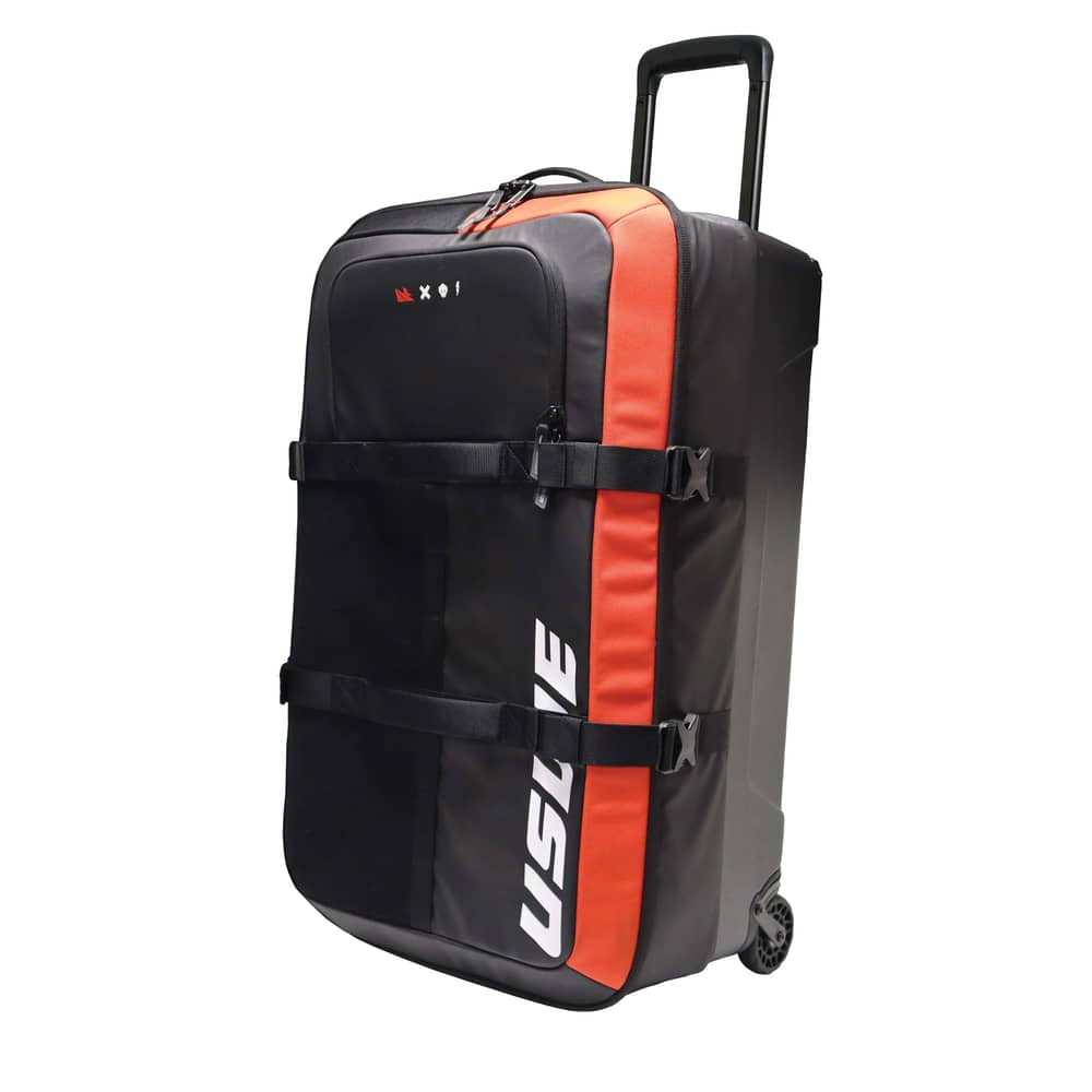 USWE Buddy 100L Athlete Gear Trolley Bag in Black/Red - Image 1 of 5