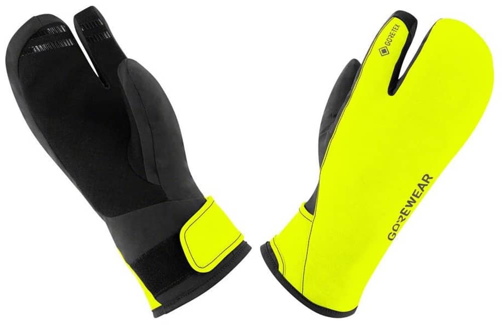 Gorewear Gore-Tex Insulated Trigger Gloves in Neon Yellow/Black - Image 1 of 1