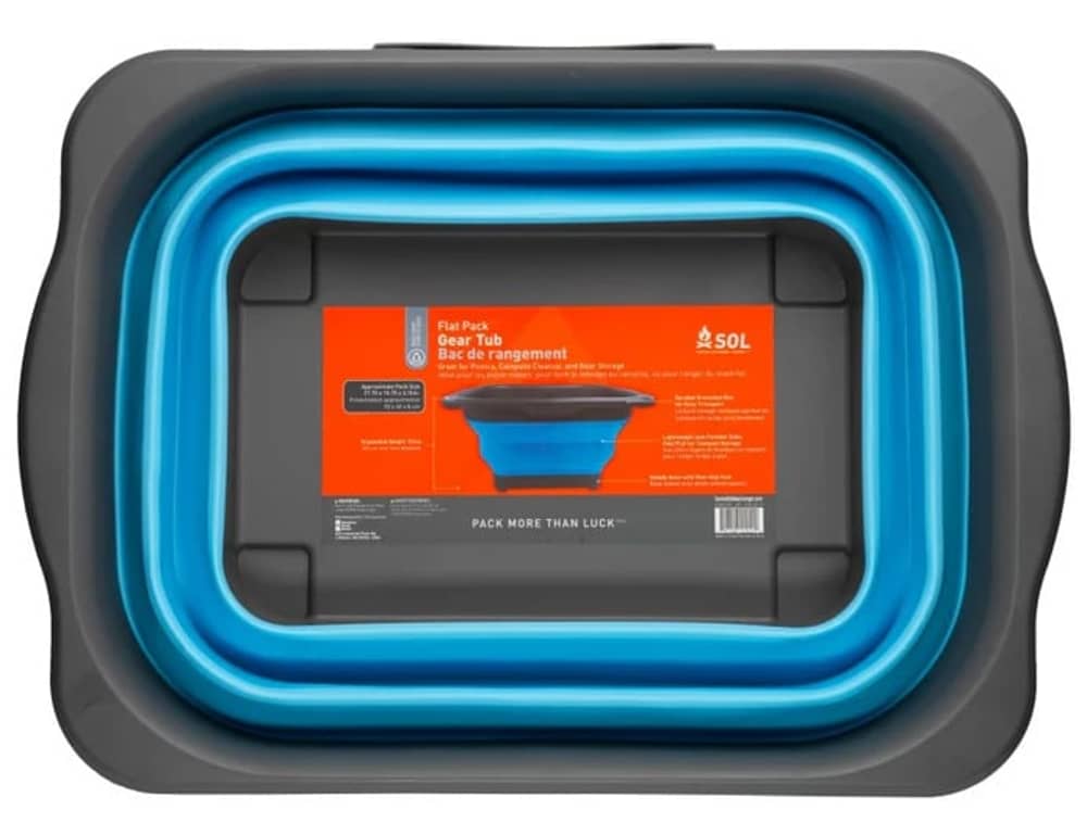SOL Flat Pack Gear Tub in Blue - Image 2 of 5