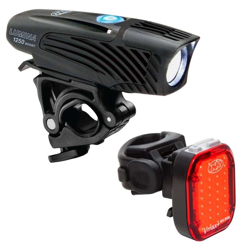 NiteRider Lumina Boost 1250 / Vmax+ 180 Combo Lights in Black - Image 1 of 1