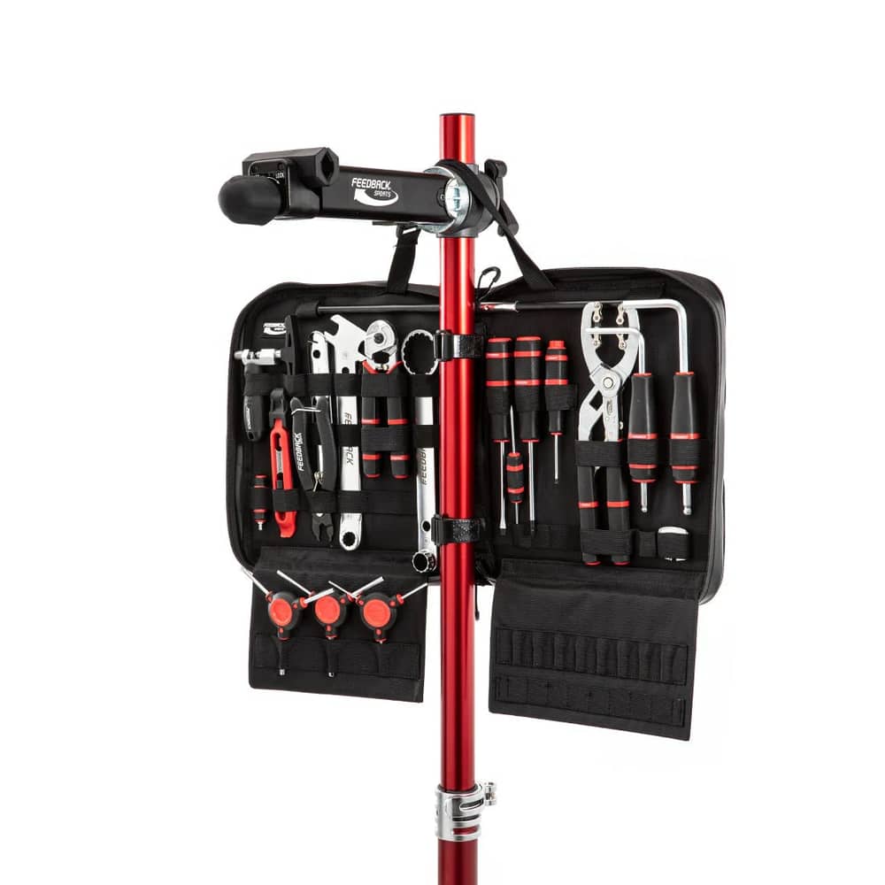 Feedback Pro Ultralight Bike Repair Stand in Black/Red - Image 3 of 10