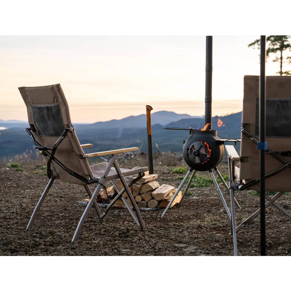 Kakadu Revived Recliner Camp Chair in Canvas - Image 7 of 7