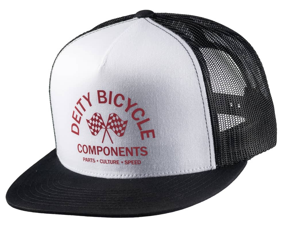 Deity Kickstart  Trucker Hat in Black/White - Image 1 of 1