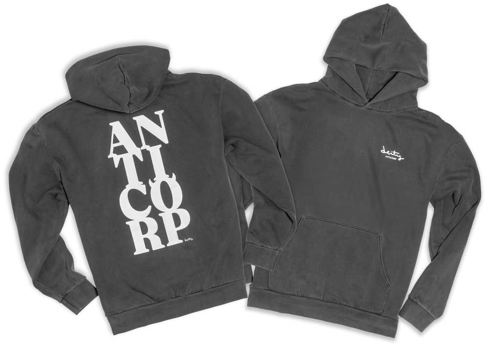 Deity Antidote Hoody in Black/White - Image 1 of 1