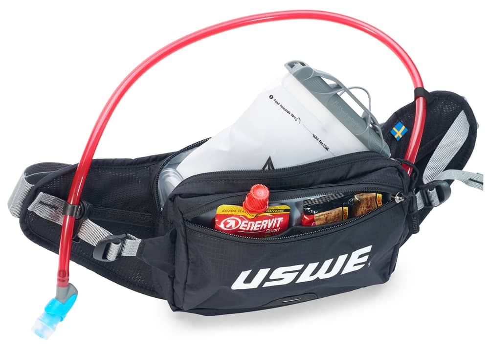 USWE Zulo 2L Winter Waist Pack in Black - Image 3 of 3