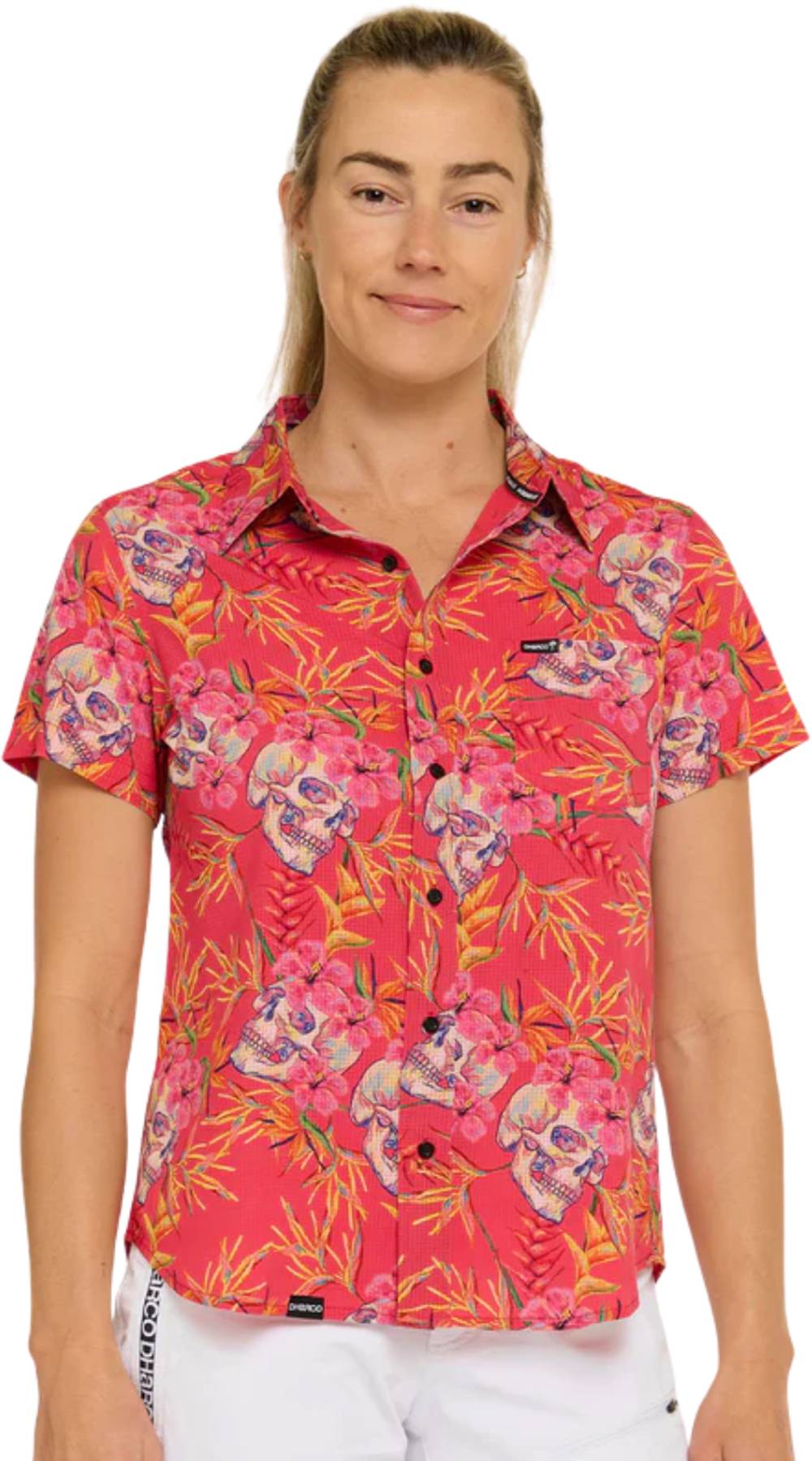 Dharco | Women's Tech Party Shirt | Size Extra Large In Paradise | Spandex/polyester