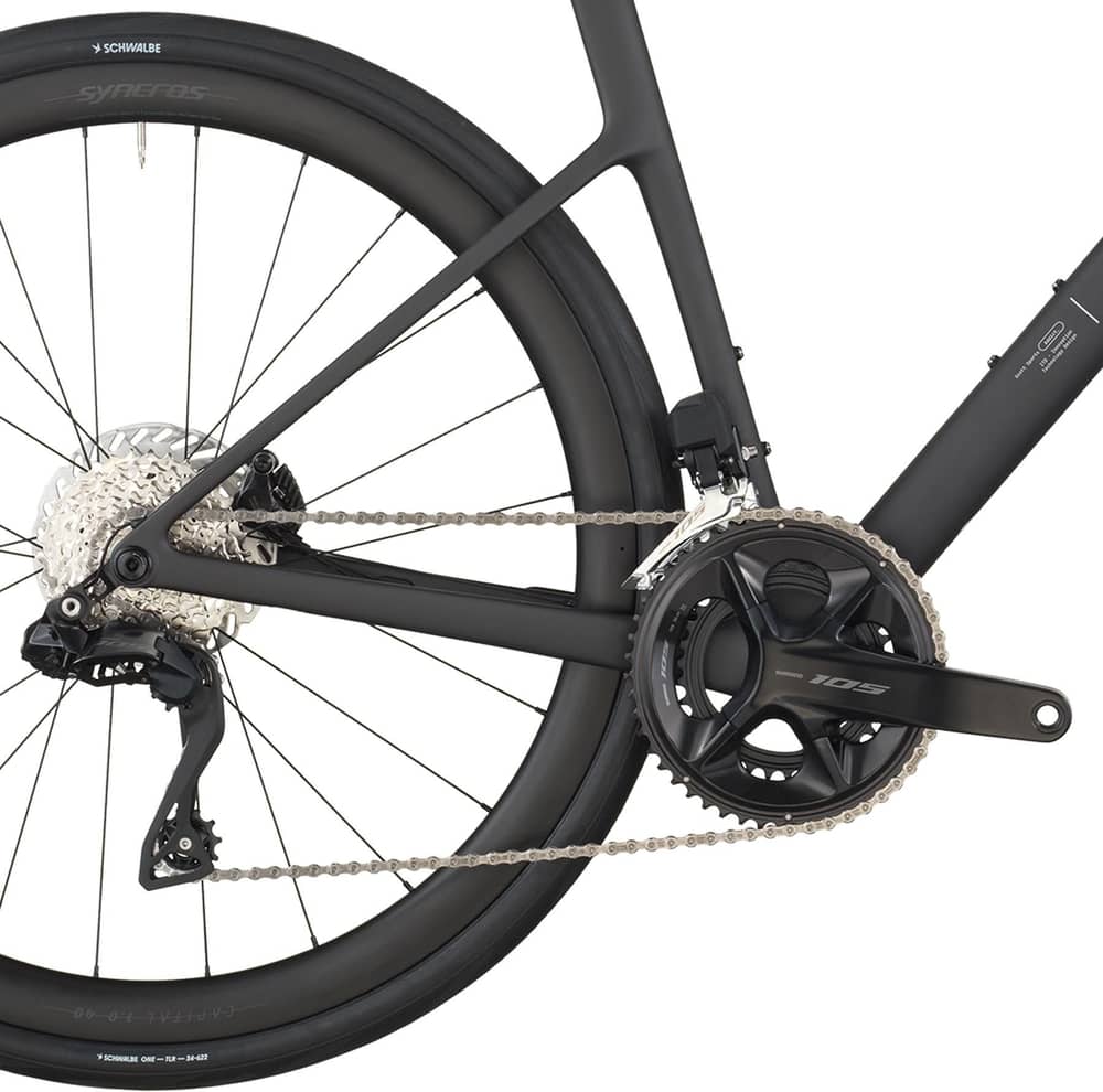 Scott Addict 30 Bike 2026 in Carbon Black - Image 2 of 4