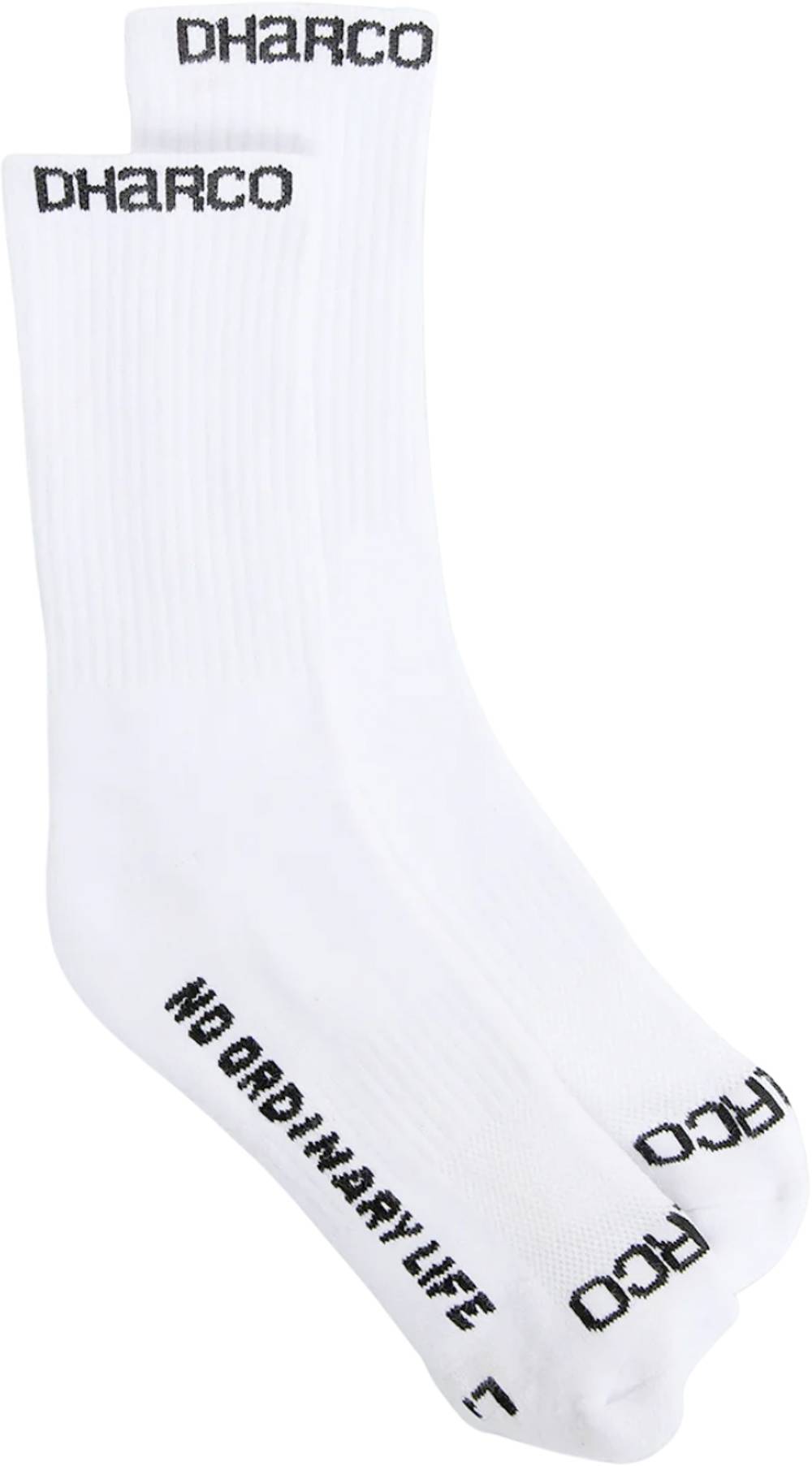 DHaRCO Crew Socks in White - Image 1 of 2