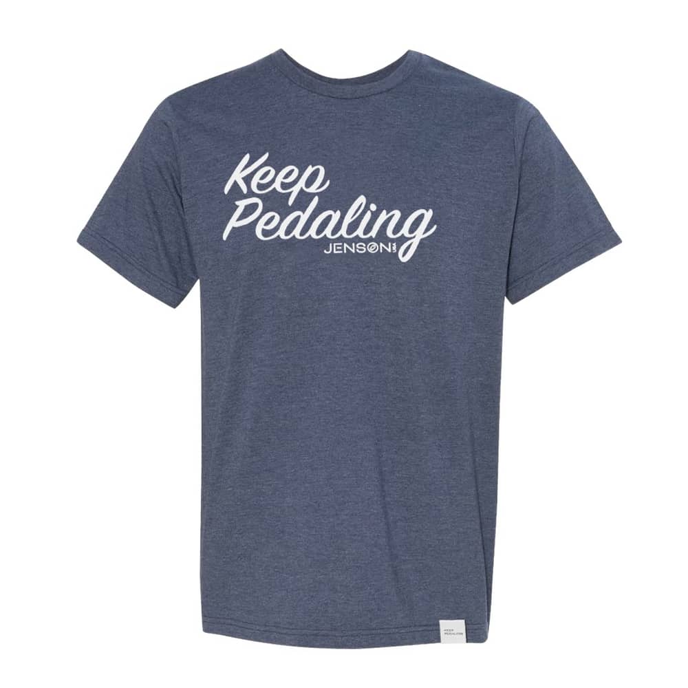 Jenson Keep Pedaling Icon Shirt in Navy - Image 1 of 2