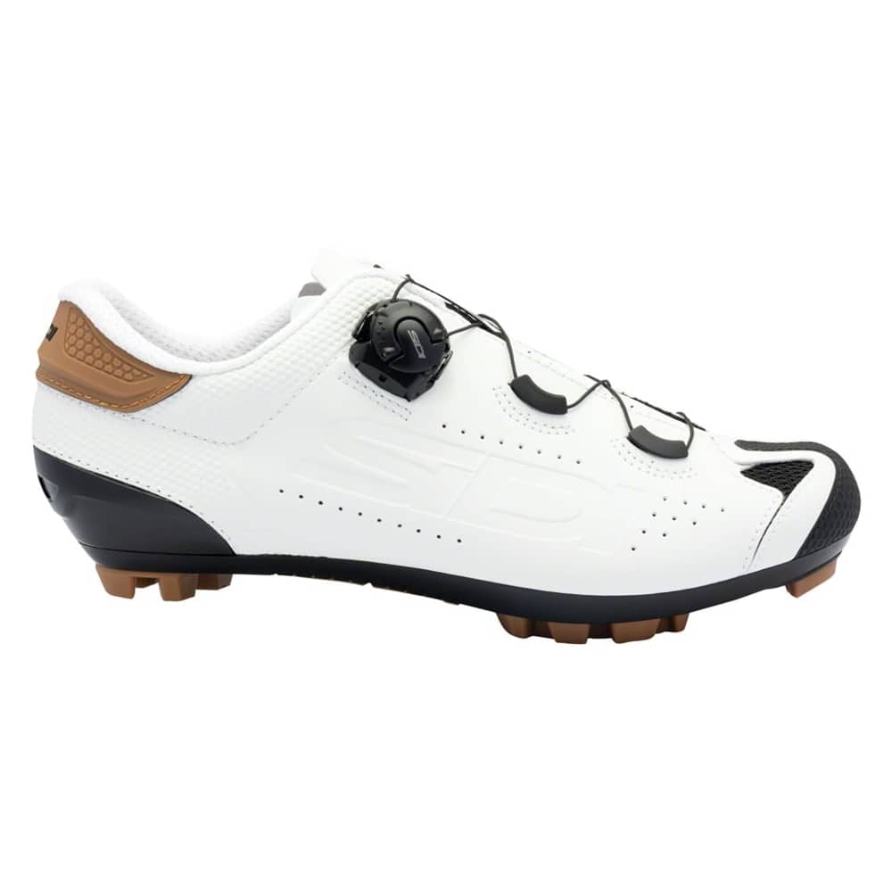 Sidi Dust Gravel Shoes in White/Black - Image 1 of 5