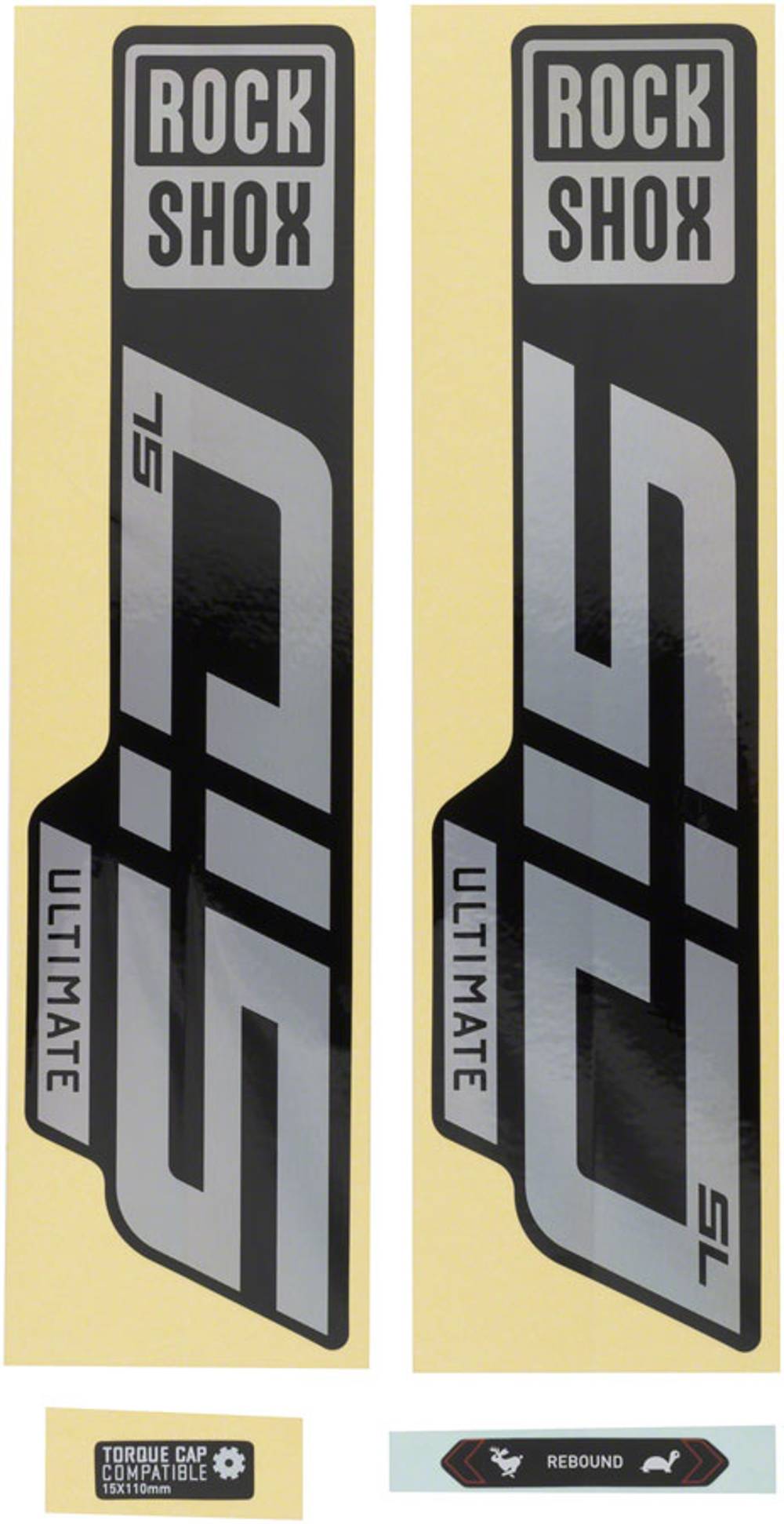 Rockshox Fork Decal Kit in Gloss Rainbow Foil - Image 1 of 1