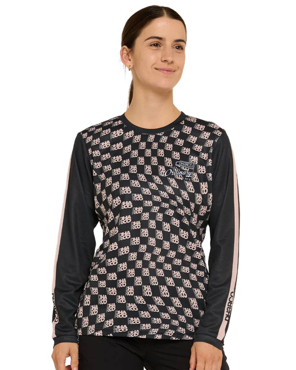 Dharco | Women's Gravity Jersey | Size Small In Check Please | Polyester