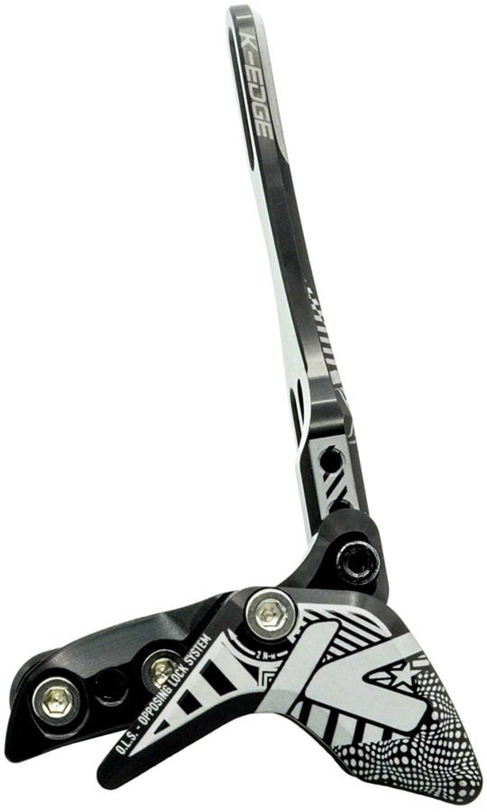 K-Edge 1x Race W Chain Guide in Black/White - Image 1 of 3