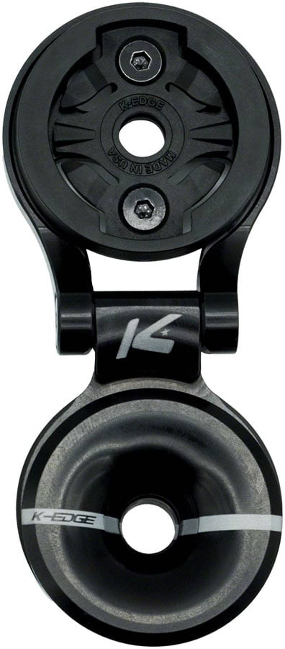 K-Edge Race Stem Mount with Cap in Garmin Black - Image 1 of 2