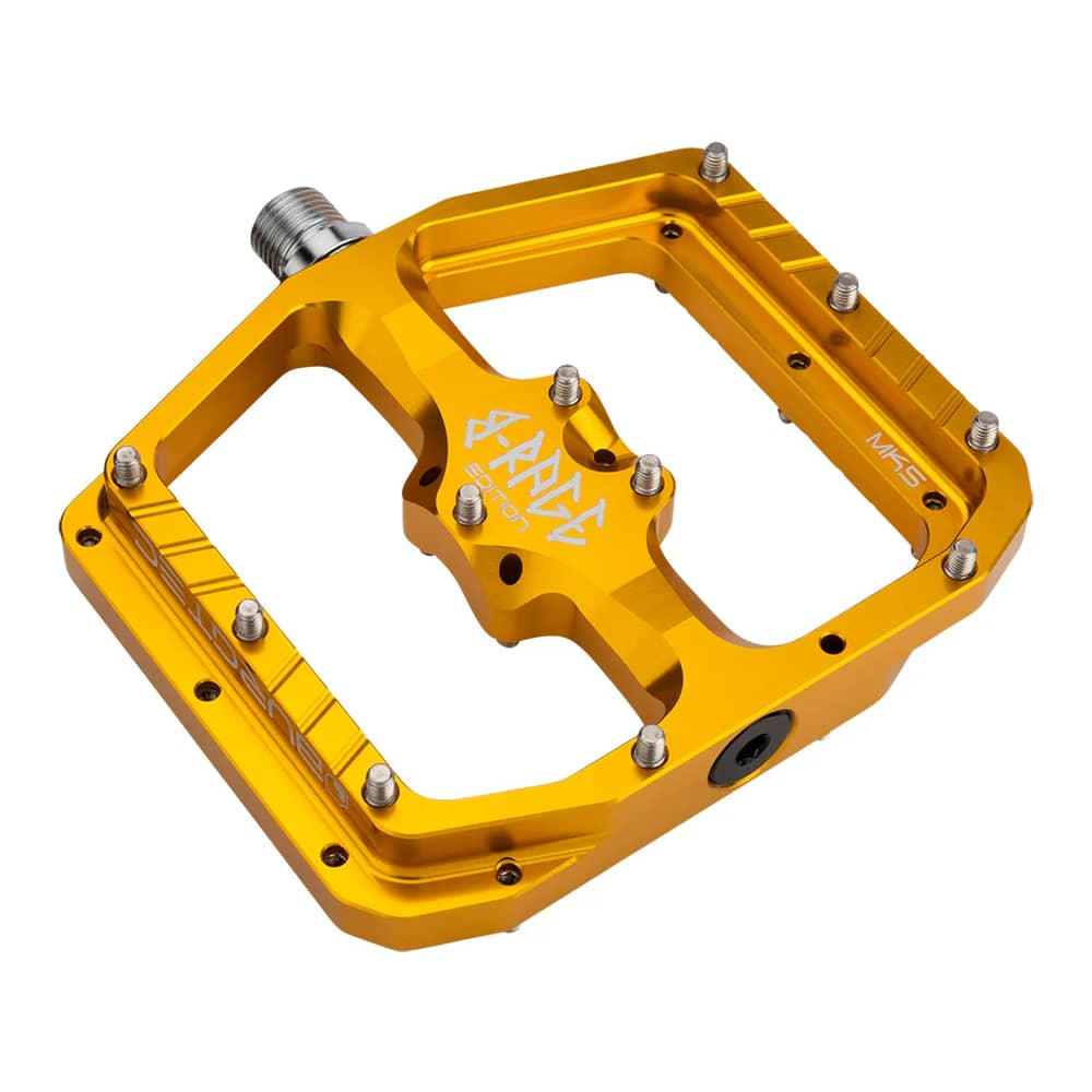 Burgtec Penthouse Flat MK5 B-Rage Edition Pedals in Gold - Image 1 of 1