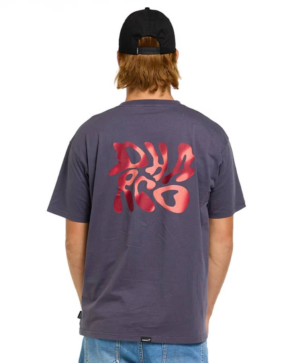 DHaRCO Mens Cotton Tee in Infrared - Image 2 of 3