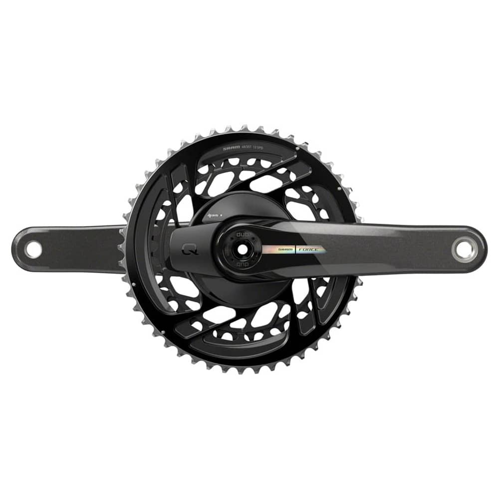 SRAM Force AXS D2 2x Power Meter Crankset in Gray - Image 1 of 1