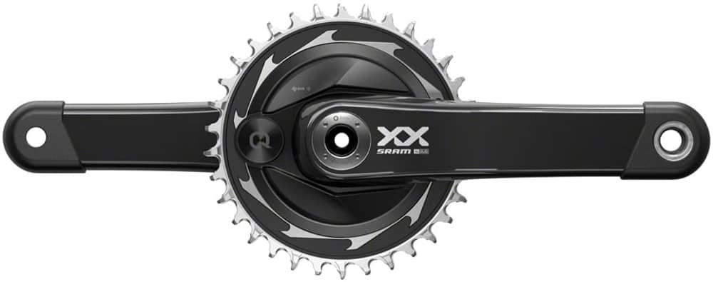 SRAM XX SL Eagle T-Type AXS Power Meter Cranksets in Black - Image 1 of 1