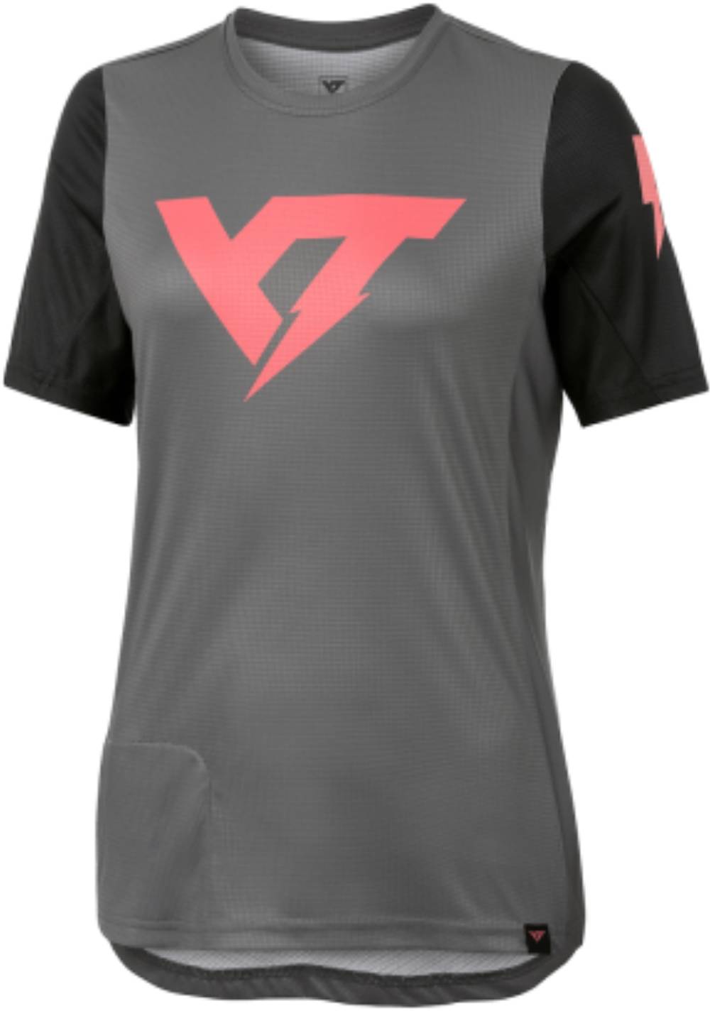 Yt Yt | Trail Main Logo Tech Jersey Women Women's | Size Large In Stone Grey | 100% Polyester