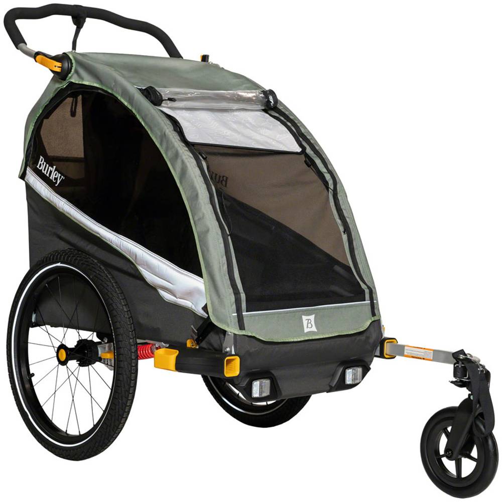 Burley D'Lite X Child Trailer in Sage Green - Image 1 of 5