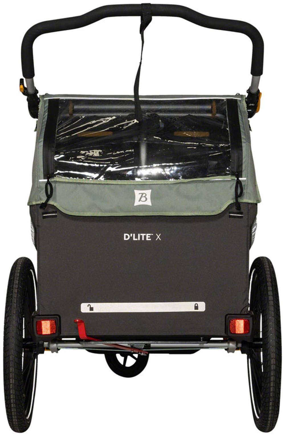 Burley D'Lite X Child Trailer in Sage Green - Image 2 of 6