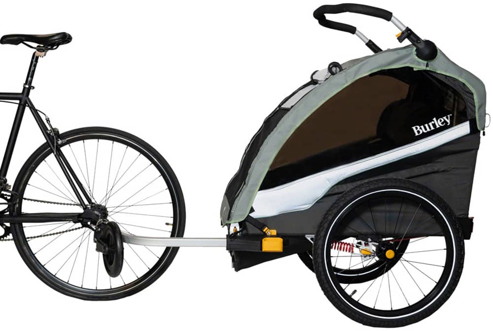 Burley D'Lite X Child Trailer in Sage Green - Image 2 of 5