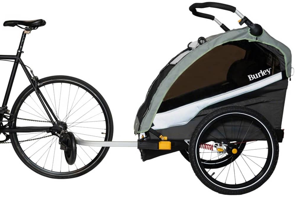 Burley D'Lite X Child Trailer in Sage Green - Image 3 of 6