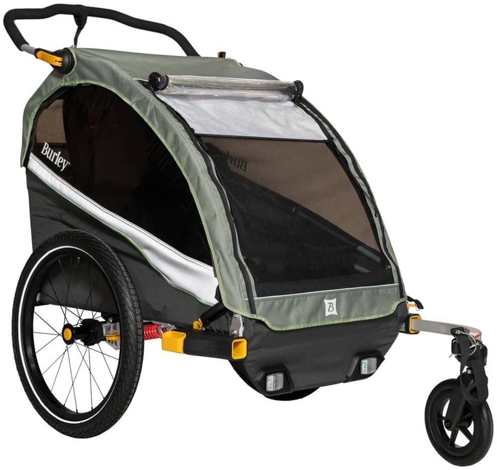 Burley D'Lite X Child Trailer in Sage Green - Image 1 of 6