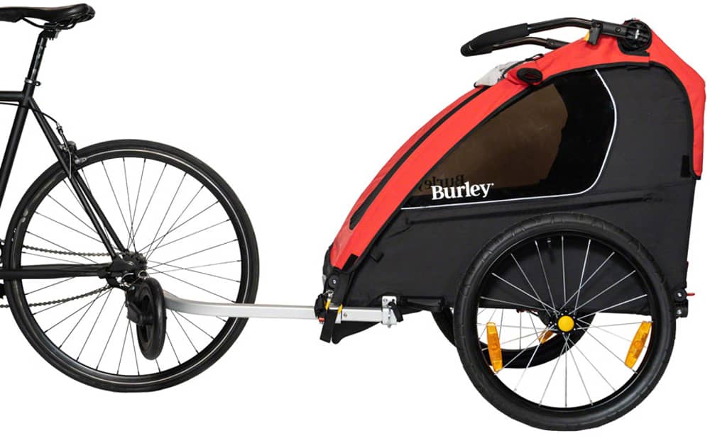 Burley Honey Bee Child Trailer in Red - Image 2 of 6