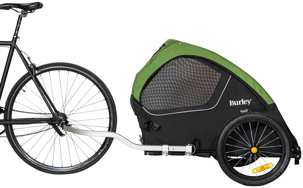 Burley Tail Wagon Pet Trailer in Fern Green - Image 3 of 5