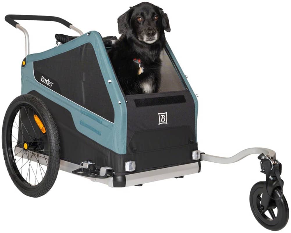 Burley Bark Ranger Pet Bike Trailer in Black - Image 5 of 5